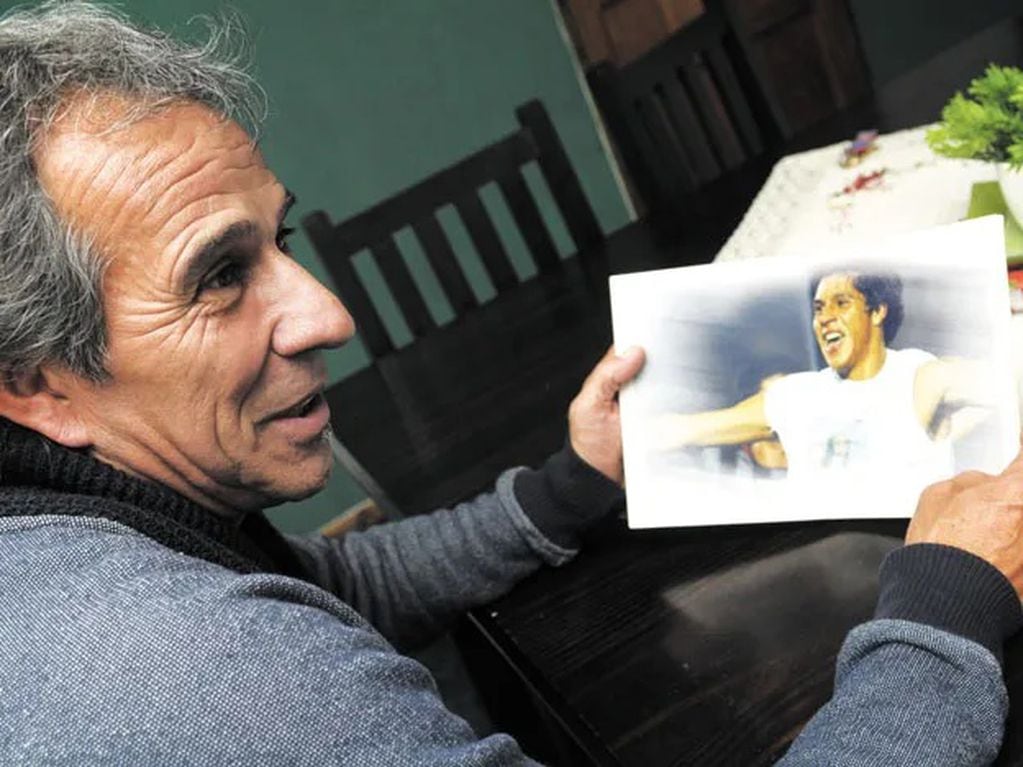 Carlos Pérez, padre de Enzo, jugador mendocino que lleva ese nombre por el delantero y goleador uruguayo Francescoli, ídolo del Millonario.