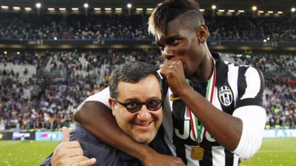 Raiola marcó un récord histórico en el traspaso de Pogba a Manchester United.