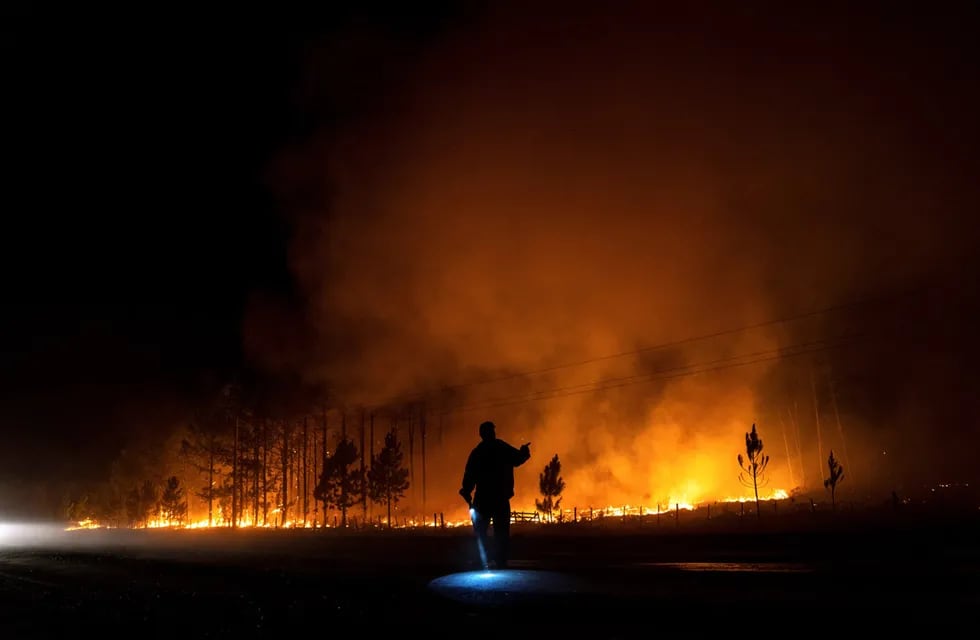 La zona más afectada en Corrientes por los incendios son los Esteros del Iberá.