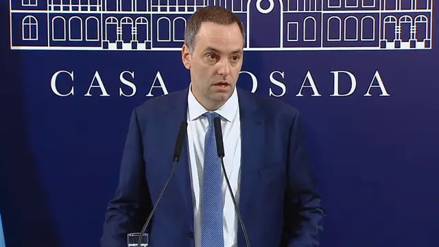 Manuel Adorni, voceo presidencial de Javier Milei