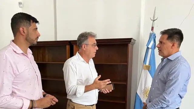 El intendente Luis Castellano se reunió con el fiscal Gustavo Onel
