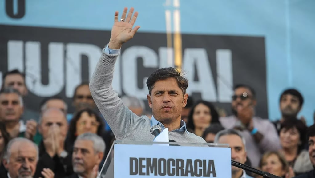 Axel Kicillof protagonizó un nuevo acto para defender la potencial candidatura de Cristina Kirchner.