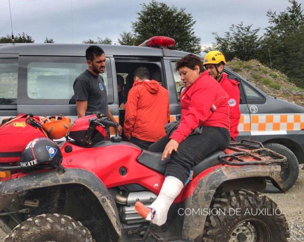 Rescates dela Comisión de Auxilio Ushuaia. Fotos: CAU.