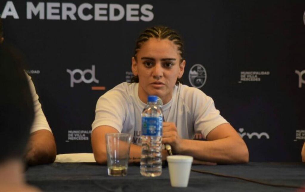 "La Princesita" Luján, boxeadora de Villa Mercedes