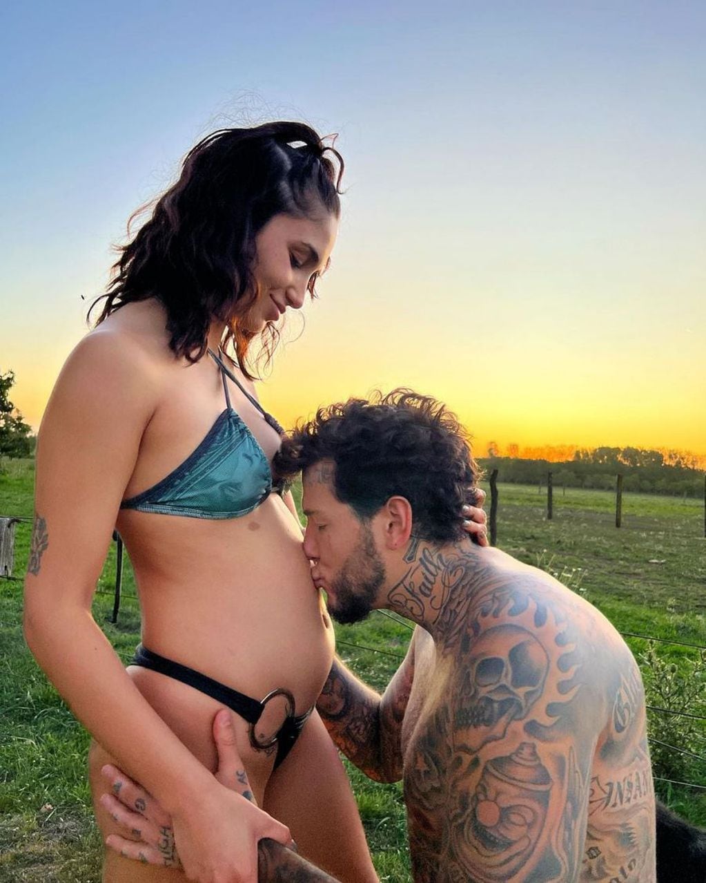 Melody Luz y Alex Caniggia están esperando su primer bebé juntos.