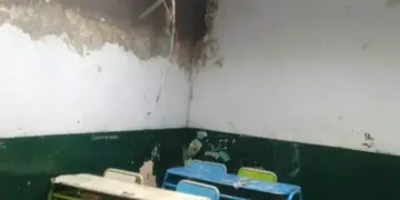 Inundaciones en colegios de Córdoba