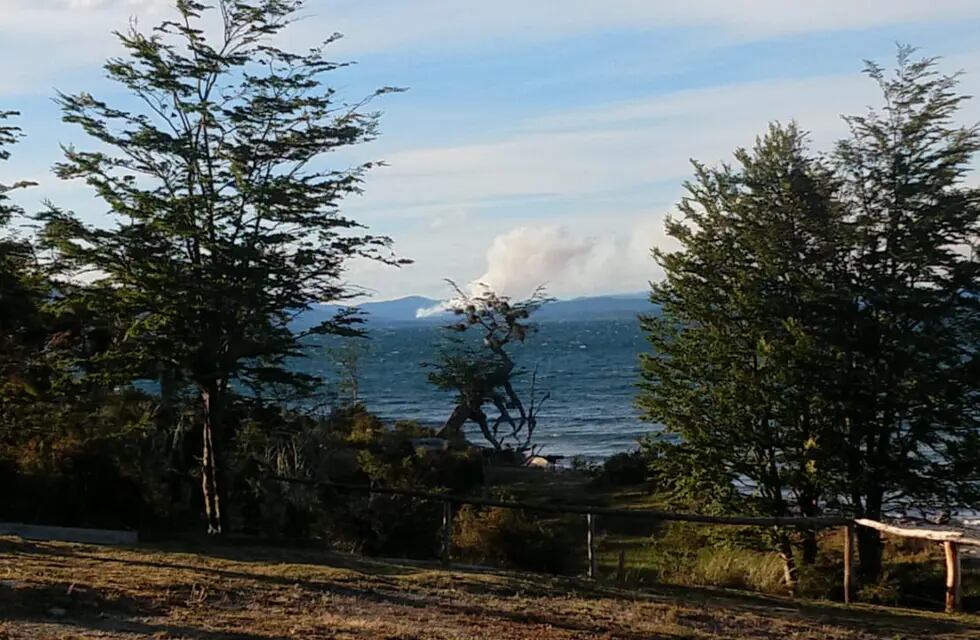 Combaten un incendio forestal en la Reserva Provincial Corazón de la Isla