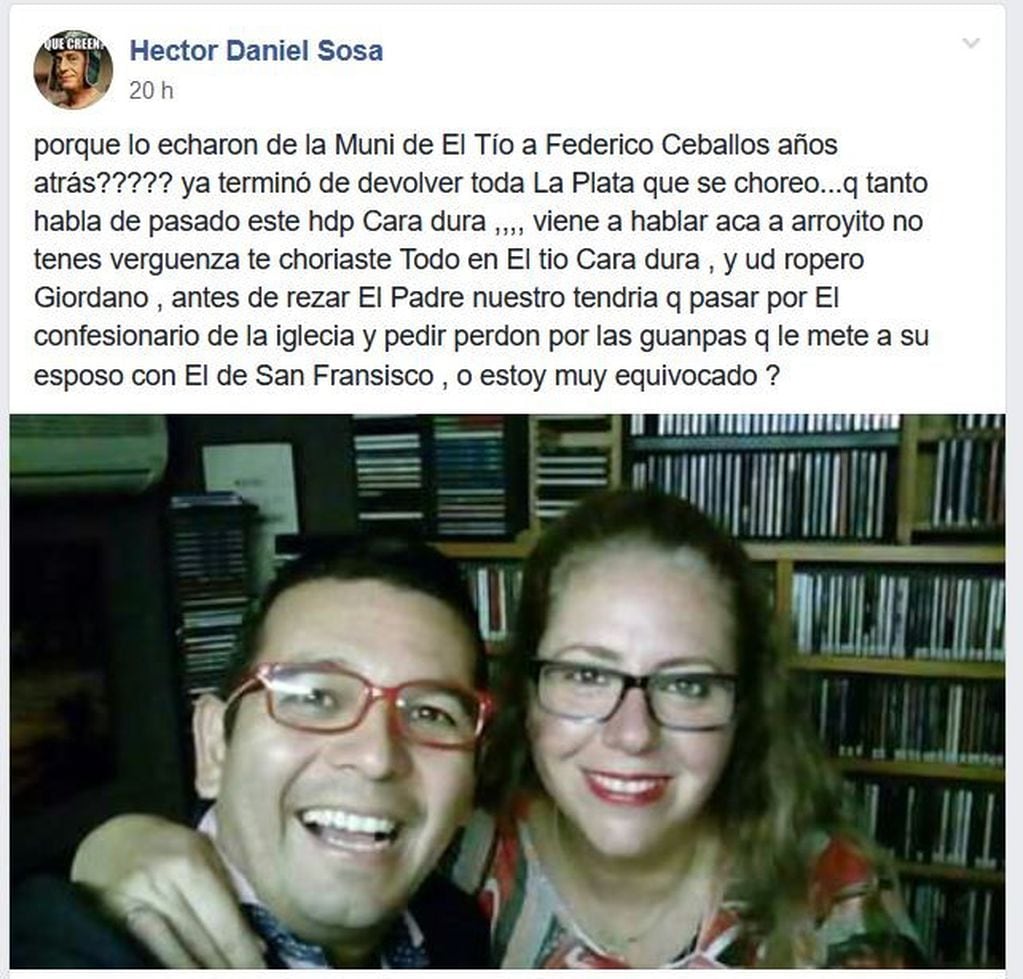 Analia Giordano Federico Ceballos Radio Fm Libre Arroyito