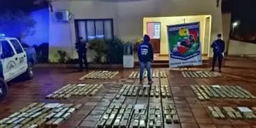 Operativo anti-narcotráfico en Eldorado: secuestran millonario contrabando de marihuana