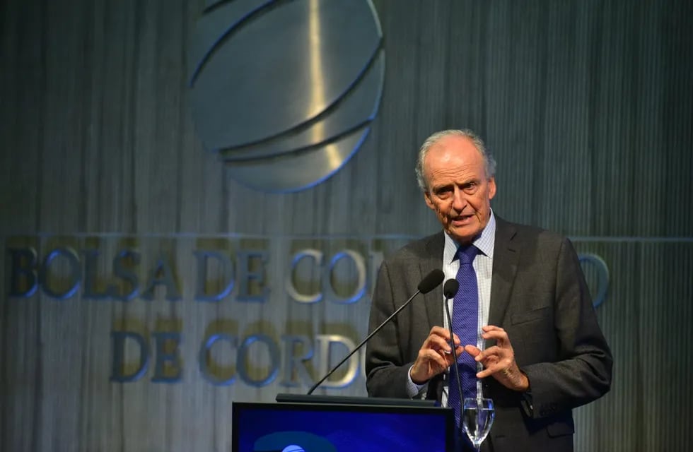 Manuel Tagle, presidente de la Bolsa de Comercio de Córdoba.  (Ramiro Pereyra / La Voz)