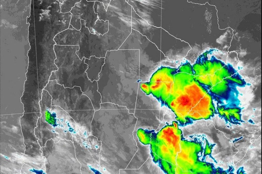 Imágen satelital del SMN.