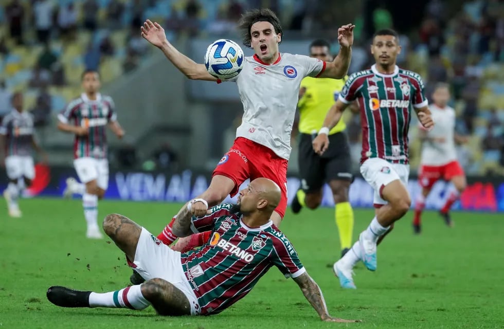 Argentinos enfrentó a Fluminense por la vuelta de los octavos de final de la Copa Libertadores 2023. (AP)