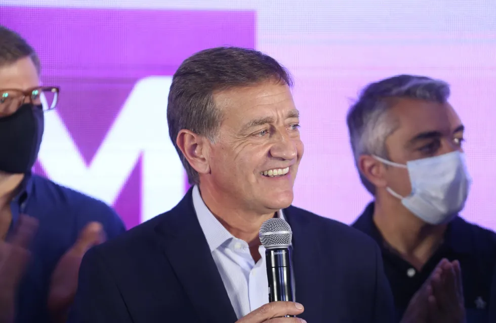 Rodolfo Suarez celebró el triunfo de Cambia Mendoza en las legislativas.
