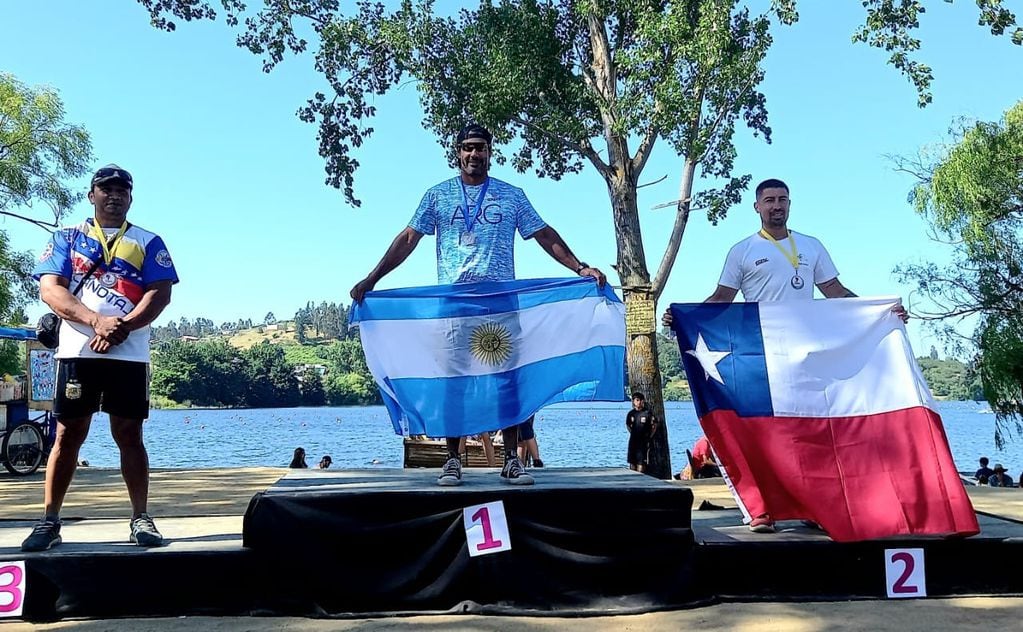 El entrerriano Roberto "Tito Palacios" se consagró campeón sudamericano de Canotaje