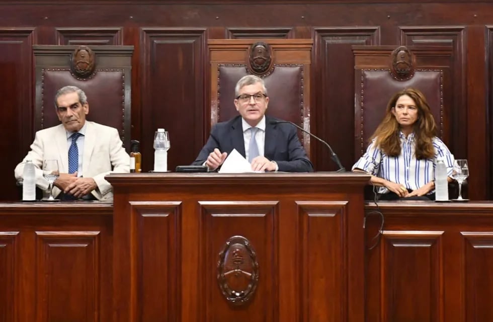 Presidente de la Corte Suprema de Justicia  Tucumán , Dr Daniel Leiva