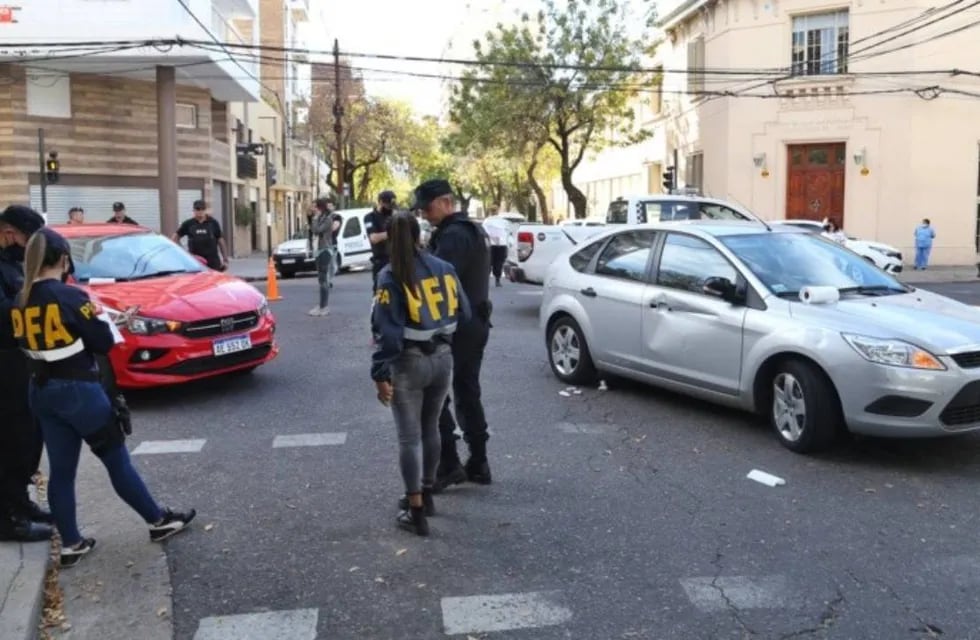 Pelea entre automovilistas en Rosario