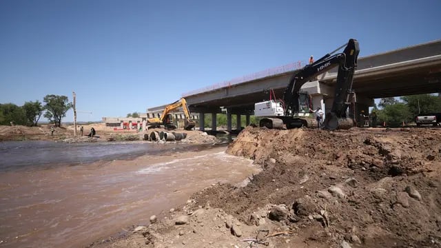 Avanza la construcción de la Autovía Ruta 5, que unirá Alta Gracia con Villa Ciudad América (Foto gentileza Gobierno de Córdoba)