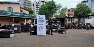 Secuestran contrabando de neumáticos en Posadas