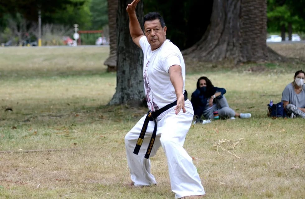 Julio Romero es 6° Dan de Karate Kyokushin. (Imagen: Natalia Bohdan)