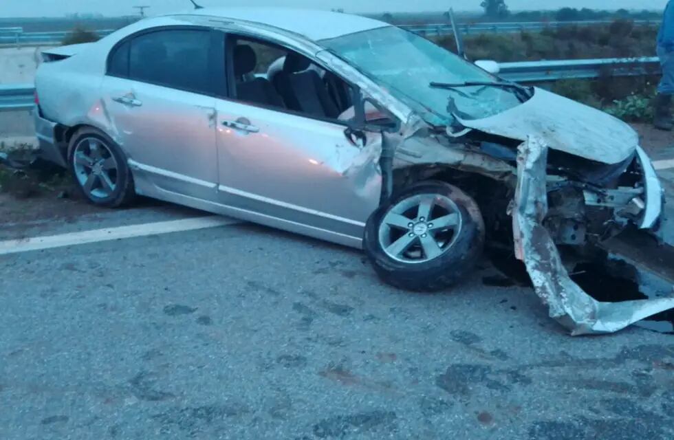 Accidente autopista 19 en Arroyito