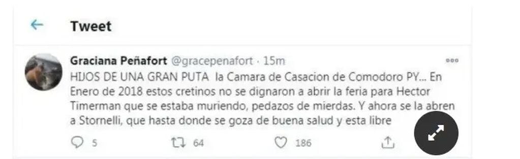 Tuit de Graciana Peñafort