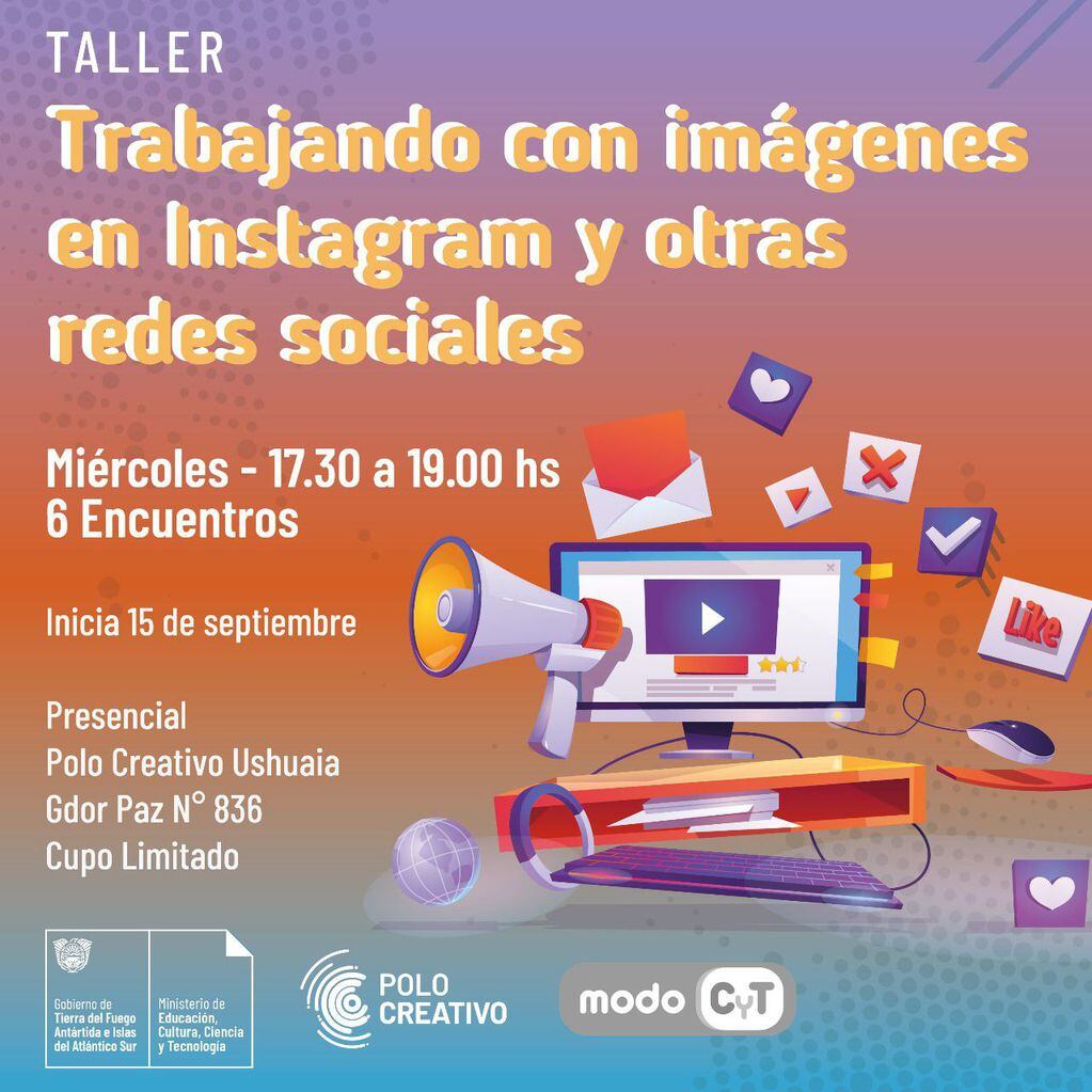 Se realizará  un taller sobre imágenes  en redes