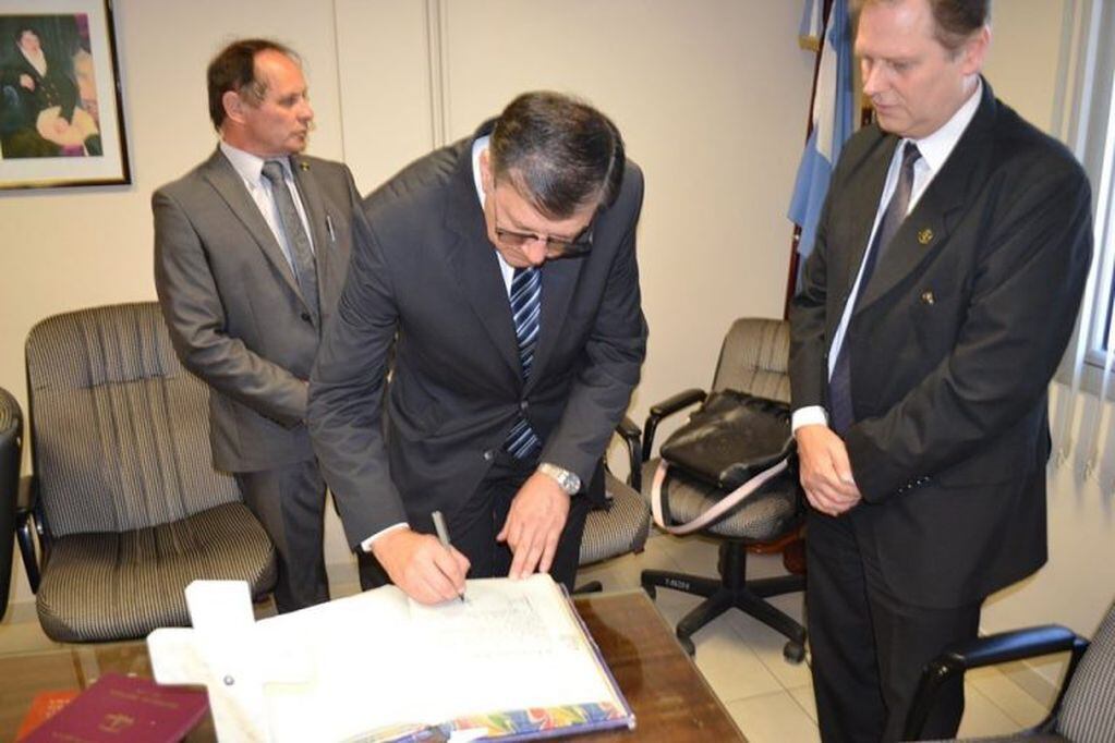 Juró el ministro de gobierno, Quirós, ante el Consejo de la Magistratura. (Web).
