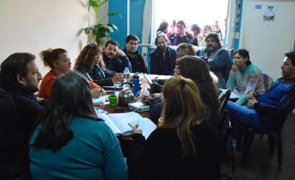 Asamblea docente.