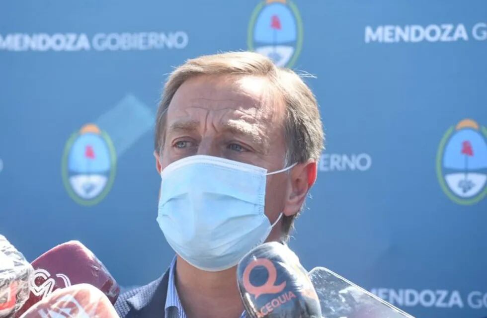 Rodolfo Suarez coronavirus mendoza. Foto: Prensa Gobierno