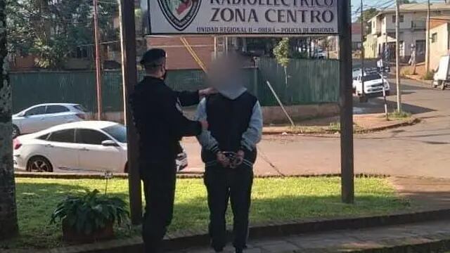 Efectivos policiales detuvieron a un hombre signado como autor de un robo en Oberá