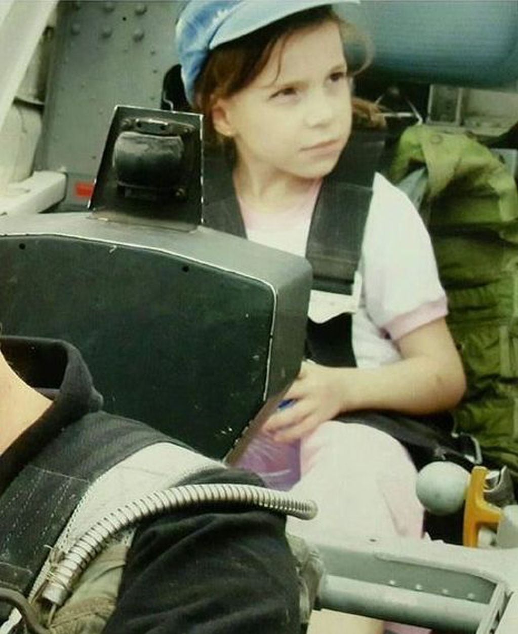 La pasión de Lucía por la aviación comenzó desde muy chica.