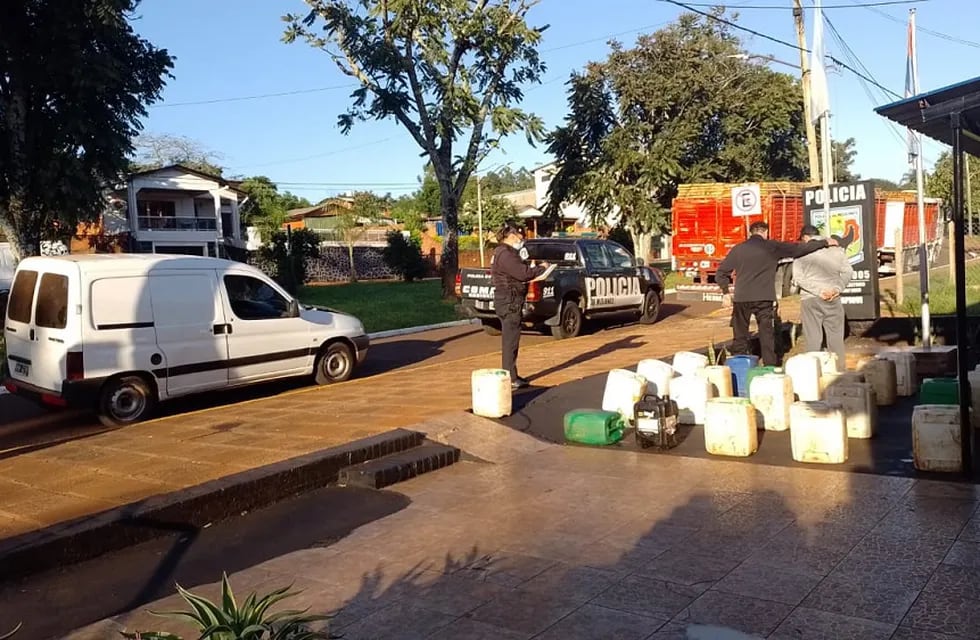 Más de 700 combustible incautados por ser transportados de manera ilegal