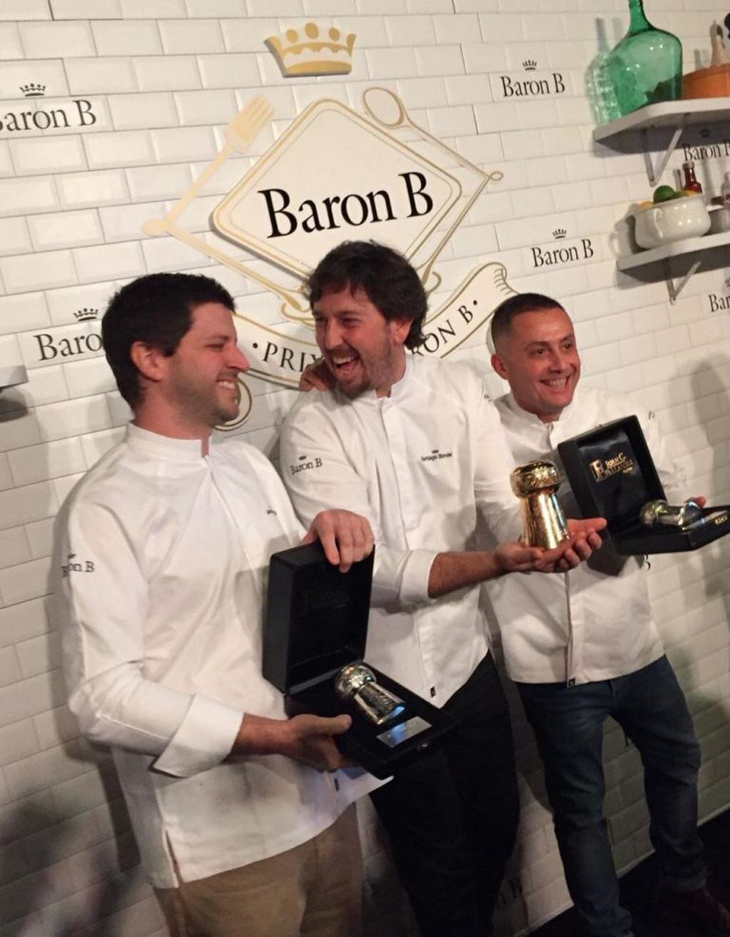 El chef cordobés Santiago Blondel ganó el Prix de Baron B Édition Cuisine.