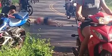 Panambí: picada de motocicletas sobre la ruta costera dejó dos menores heridas
