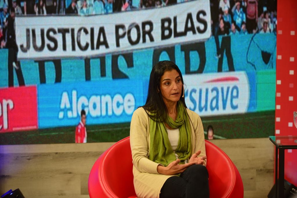 Soledad Laciar en Voz y voto. (La Voz)