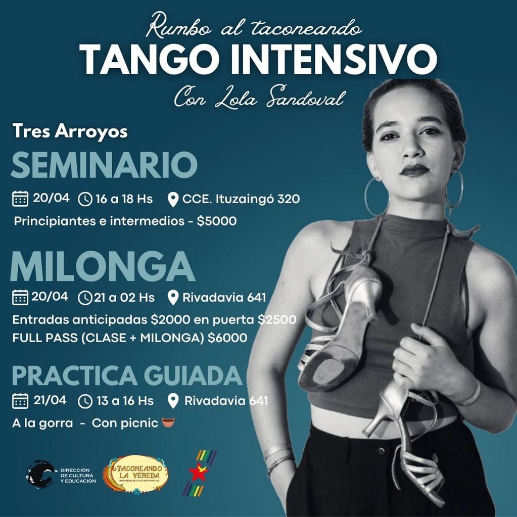 Seminario intensivo de Tango en el Centro Cultural La Estación