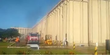 Puerto Piray: se registró un incendio en la planta industrial de Arauco