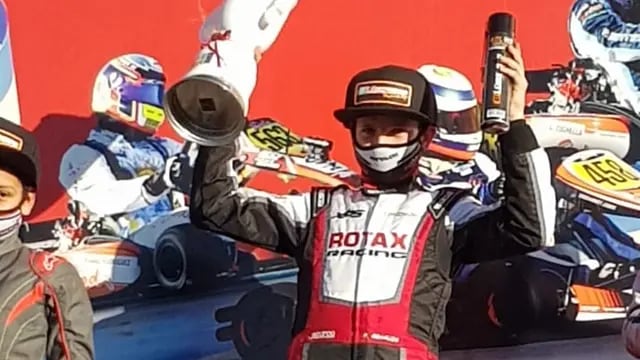 Fausto Arnaudo piloto de Karting de Arroyito
