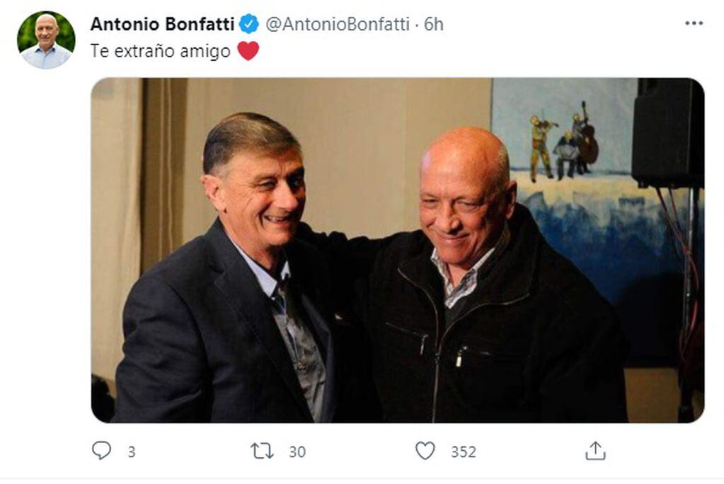 Antonio Bonfatti recordó a Hermes Binner