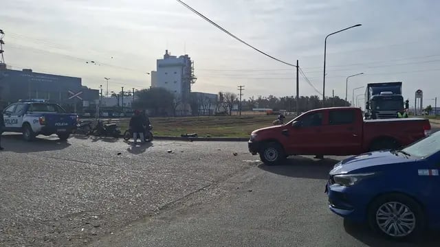 Accidente Bernardi y Ruta 19 en Arroyito