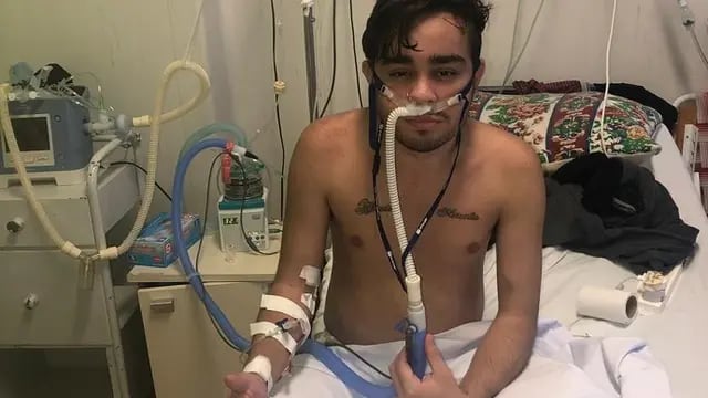El eldoradense Ezequiel Galeano se recupera y ya no necesita asistencia mecánica para respirar