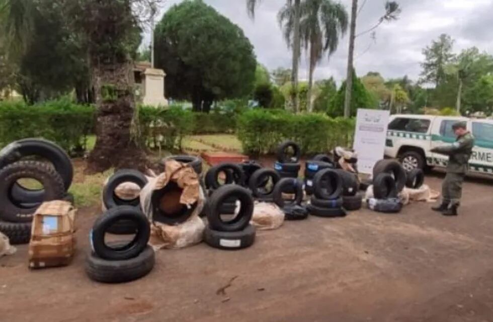 Incautan contrabando de neumáticos en Puerto Rico.