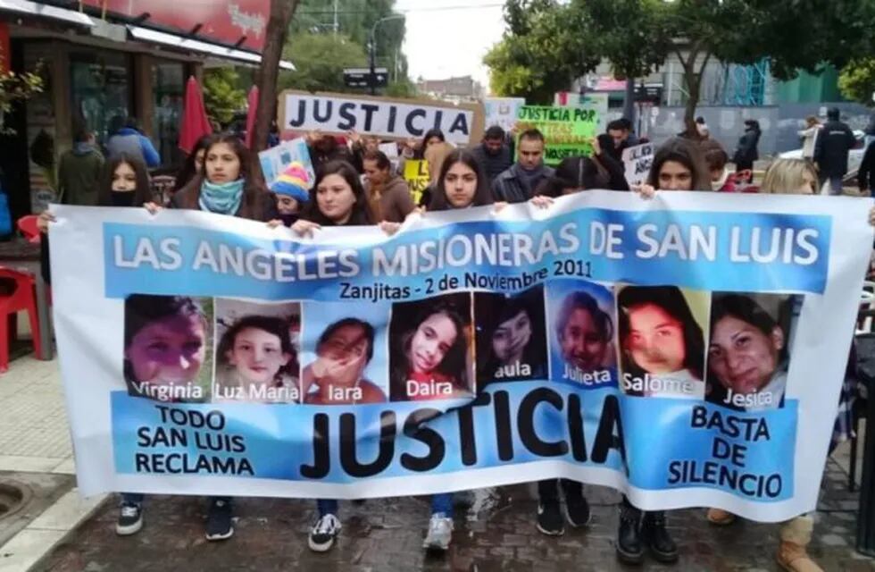 Familiares de víctimas de Zanjitas marcharon para pedir Justicia. Foto: El Diario de la República.