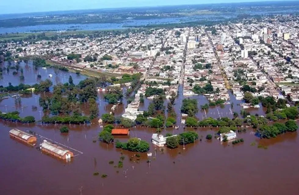 Inundaciones en concordia. Diario El Sol.