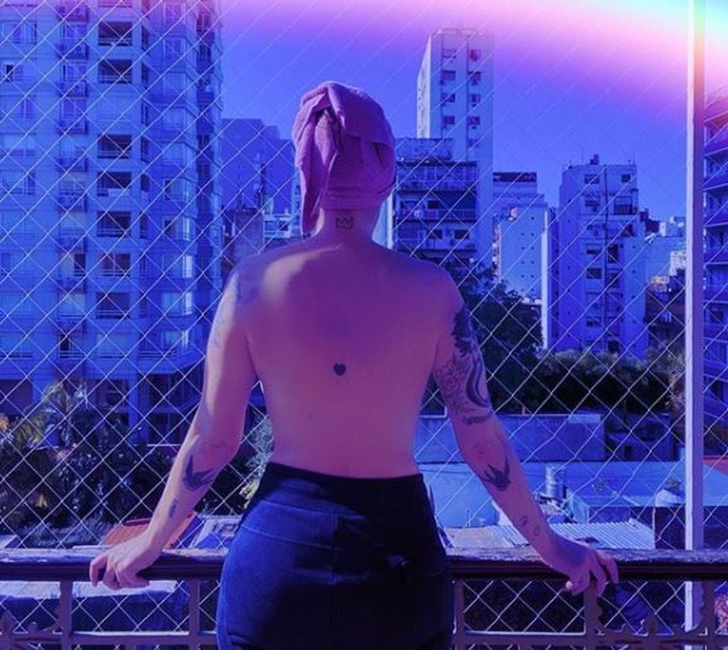 El topless de Connie Ansaldi. (Instagram/@connieansaldi)