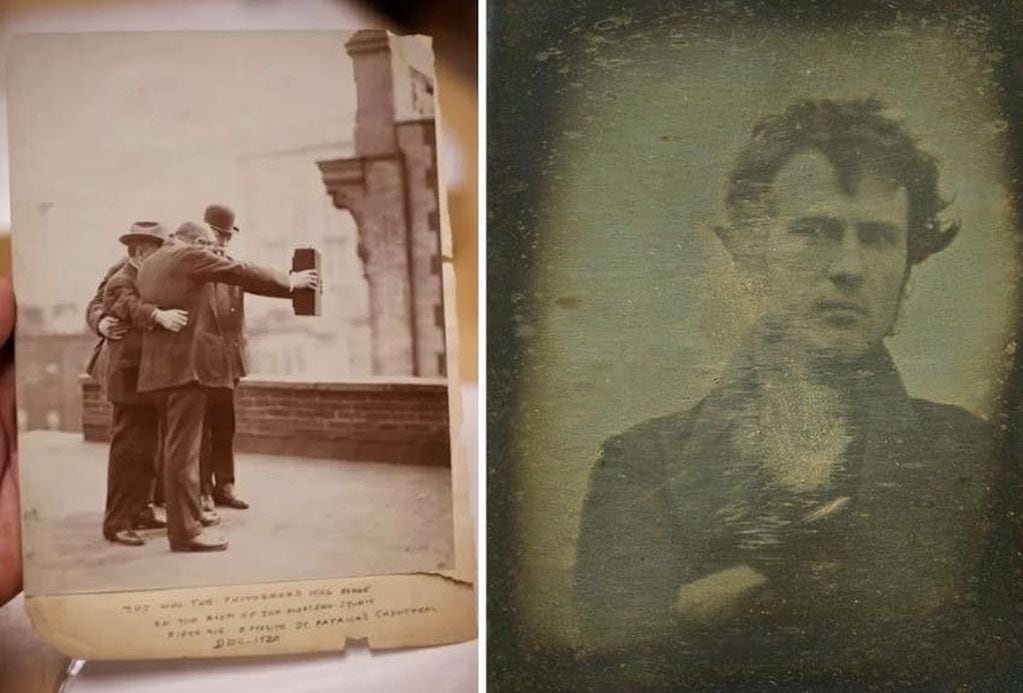La primera selfie se cree que se tomó en 1837.