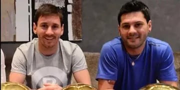 Lionel y Matías Messi