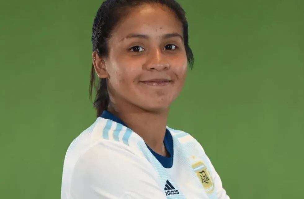 Milagros Otazú, futbolista del seleccionado argentino de fútbol, nacida en Posadas. (AFA)