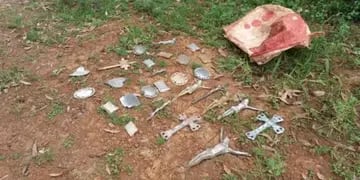Recuperan objetos y placas presuntamente robadas del cementerio de Puerto Rico