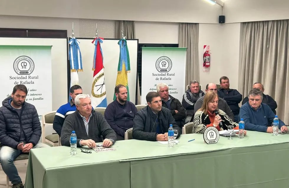 Conferencia de prensa de la Sociedad Rural de Rafaela por hechos de inseguridad